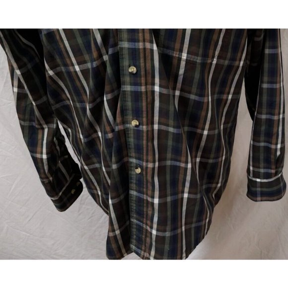 Twenty X Performance Small Multicolor Plaid Long Sleeve Button Down Shirt - Picture 5 of 11